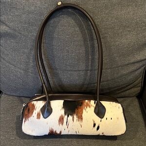 Cow print handbag